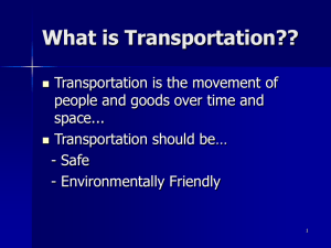 Means of Transportation