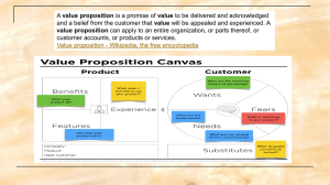 Value Proposition Overview
