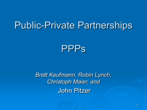 Public-Private Partnerships - United Nations Statistics Division