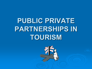 public private partnership in tourism