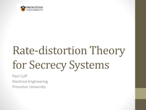 Information Theory for Distributed Systems