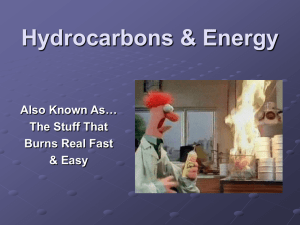 Hydrocarbon Names and Structures