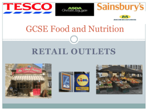 AQA Food and Nutrition