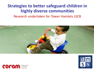 Coram Presentation 8 Sep 09 - London Safeguarding Children Board