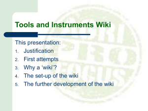 Tools Gender in Value Chains Wiki
