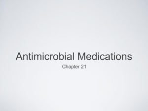 Antimicrobial Medications