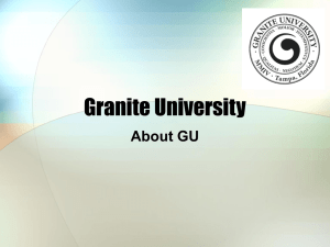 About GU - Granite