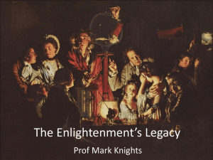 The Enlightenment's Legacy