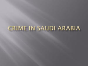 Crime in Saudi Arabia