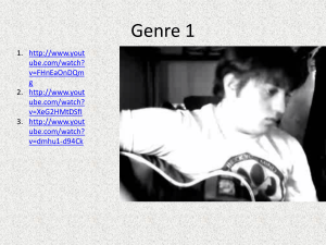 Genre 1 - Wikispaces
