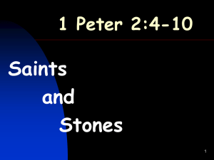 1 Peter 2:4-10 - Truth for Today