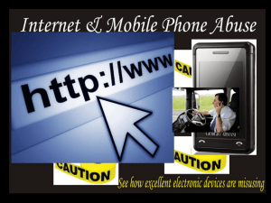Mobile abuse - Electronics Home Page