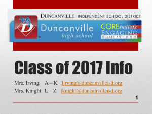 Class of 2017 - Duncanville ISD