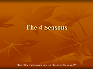 The 4 Seasons - Ka'u Science