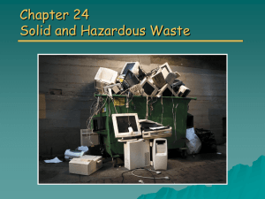 Solid & Hazardous Waste