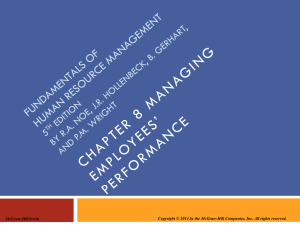 Chapter 008 Managing Employees' Performance