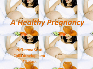 A Healthy Pregnancy - familyandconsumerscienceseducation