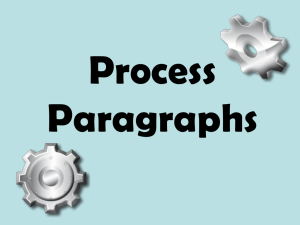 Process Paragraphs