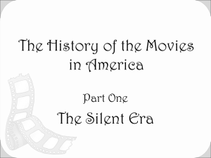 The History of the Movies