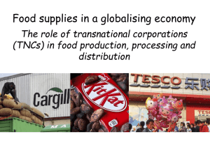 TNCs independent research project (Nestle case study)