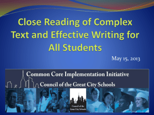 writing standards of the common core