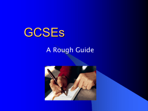 to the GCSE Guide for current Year 10 students
