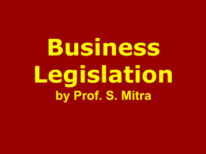 Business Legislation