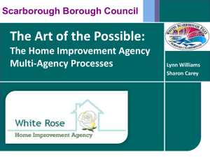 Home Improvement Agency - Lynn Williams and Sharon Carey