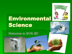 Environmental Science Interactions Wiki