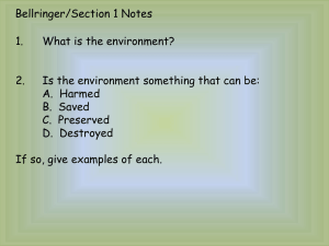 Chapter 1, Section 1 and 2 Notes
