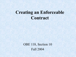 Creating Contracts