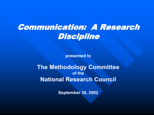 Communication Science Talking Points
