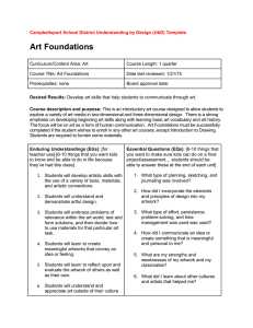 Art Foundations - Campbellsport Public Schools