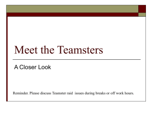 Meet the Teamsters - Public Safety Employees Union 519