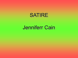 satire - RSN-CAIN