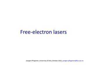 Free-electron lasers