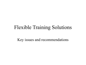 Flexible Training Solutions - The Skills & Learning Intelligence