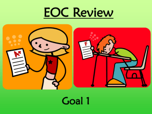 Goal 1 Review PPT