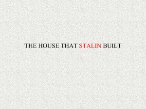 11.01 Stalin's Legacy