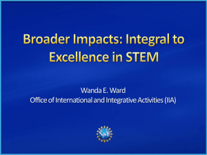 Integral to Excellence in STEM