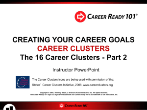 Career Clusters Part 2