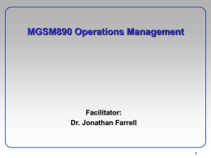 Capacity Management - farrell