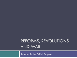 Reforms, Revolutions and War - MPHS-Abernathy