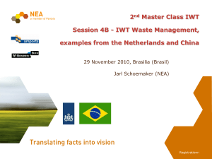IWT Waste Management, examples from the Netherlands and China
