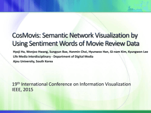 CosMovis: Semantic Network Visualization by Using Sentiment