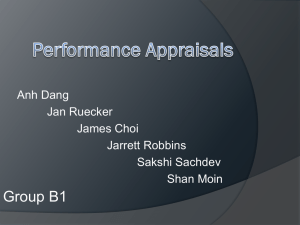 Performance Appraisals - University of Warwick