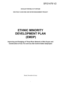 II. Legal and Policy Framework on Ethnic Minority People