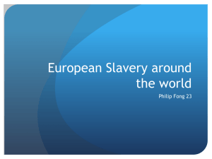 European slavery