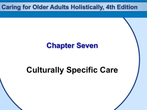 Caring for Older Adults Holistically, 4th Edition Chapter Seven
