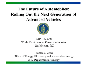 Rolling Out the Next Generation of Advanced Vehicles